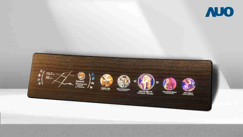 EBpay研发全球最高穿透度达80%的AmLED木纹显示器，，，可于使用时呈现高亮度、、清晰可见的信息，，，，并在不使用时回归为单纯的饰板，，，，节能兼具美观